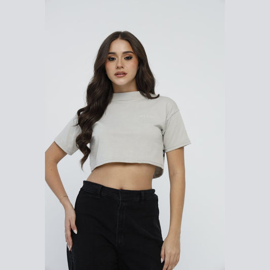 Crop Top Vera Gris Lusso Discreto