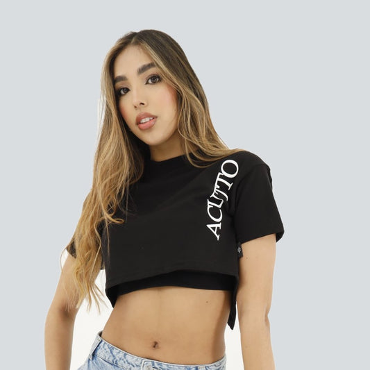 Crop Top Freda Negro I´inizio