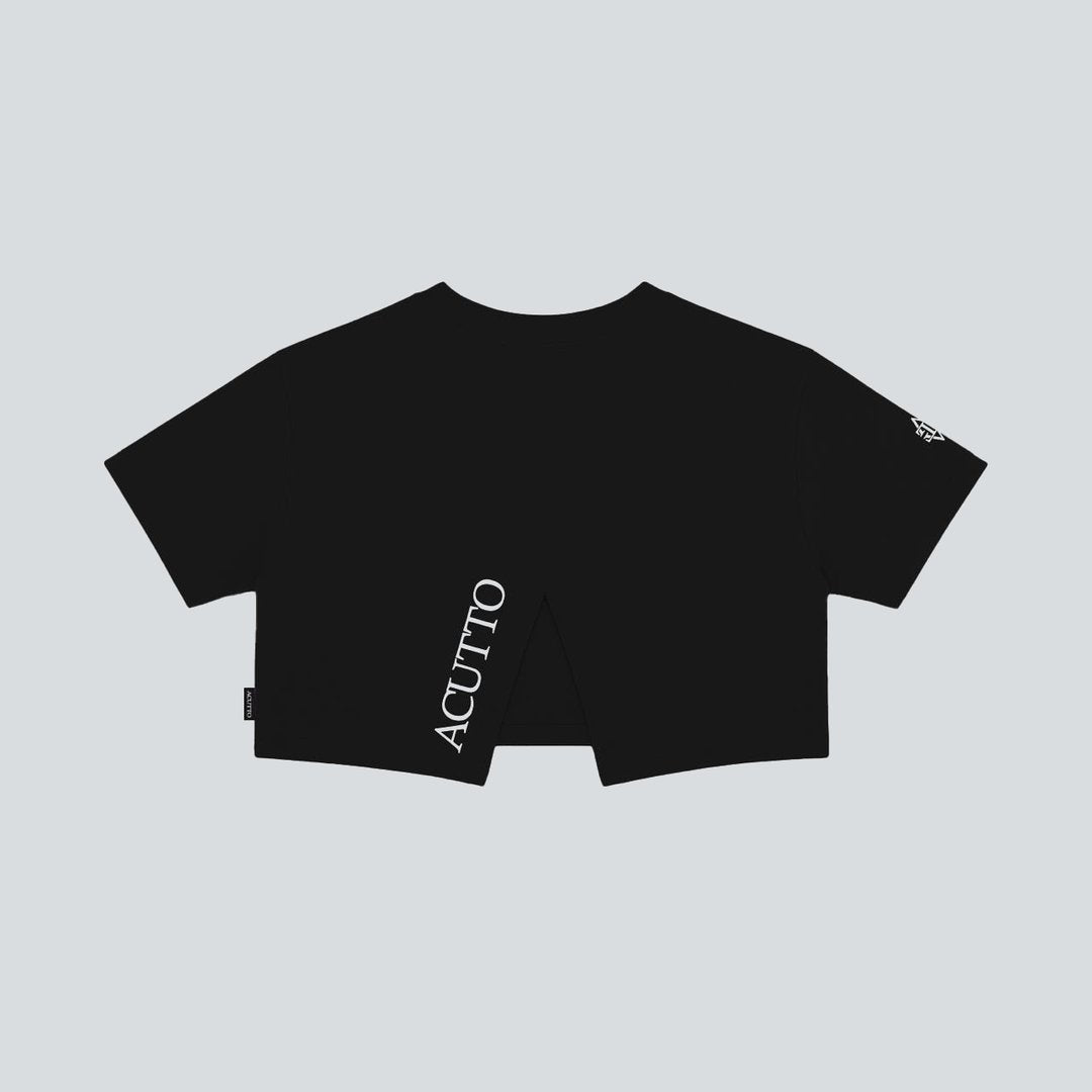 Crop Top Aurora Negro I´inizio