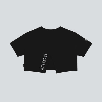 Crop Top Aurora Negro I´inizio