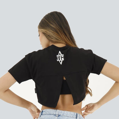 Crop Top Freda Negro I´inizio