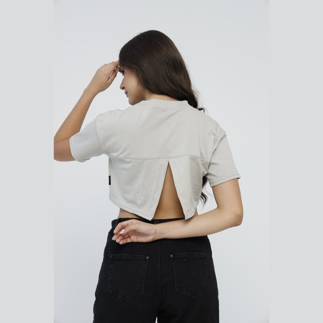 Crop Top Vera Gris Lusso Discreto