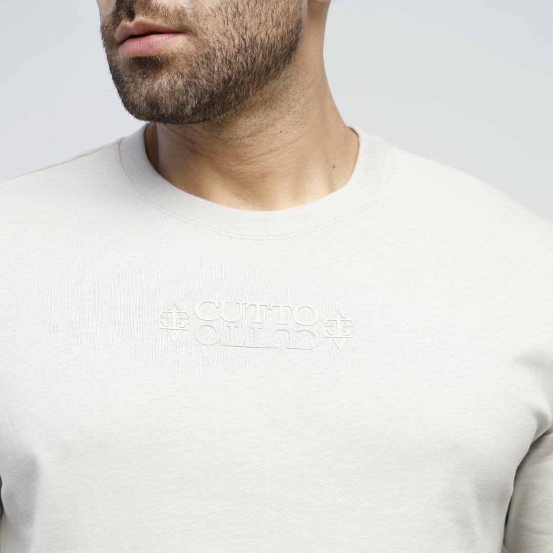 Camiseta  Eco Di Stile Gris Lusso Discreto