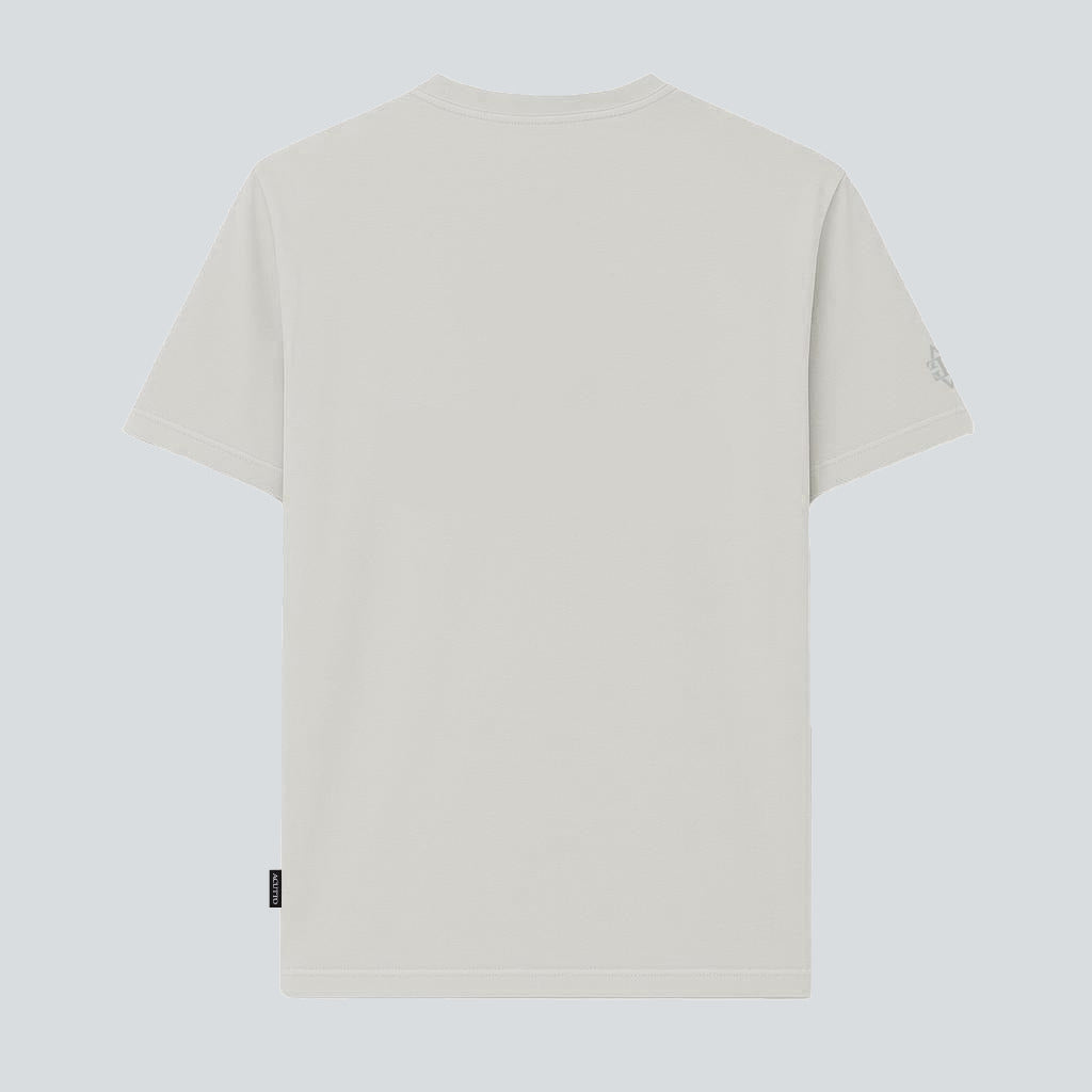 Camiseta Silenzio Uomo Gris Lusso Discreto